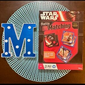Disney Star Wars Battle Matching Game - Memory, used